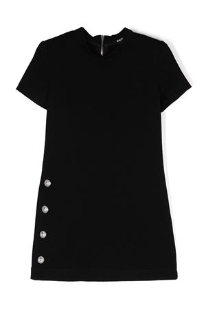 black viscose dress BALMAIN PARIS KIDS | BV1B81J0371930AG